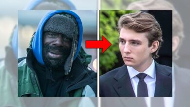 Debunking Story About Barron Trump Helping a Homeless Black Man