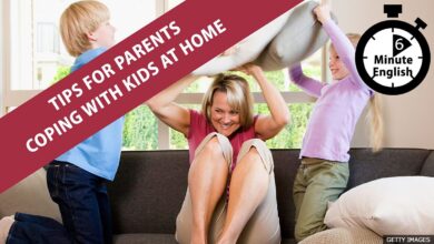 BBC Learning English – 6 Minute English / Tips for parents coping with kids at home