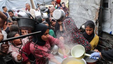 Trump says he urged Netanyahu to “be good to Gaza” amid aid blockade