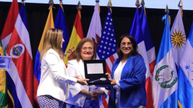 Amina Bouayach Receives Key to San Salvador During Global Human Rights Summit
