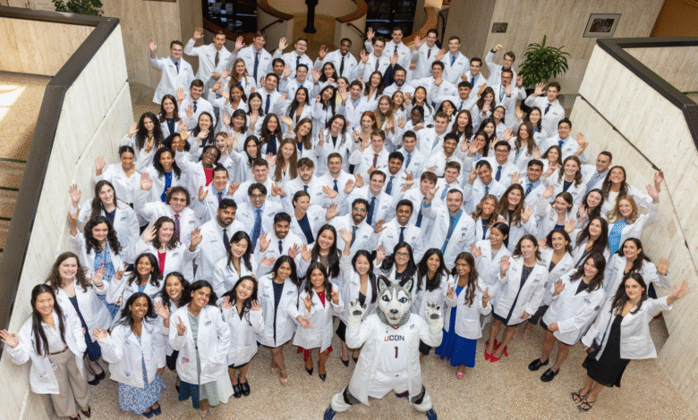 UConn Medical Students Shining with Pride in New White Coats UConn Medical Students Shining with Pride in New White Coats